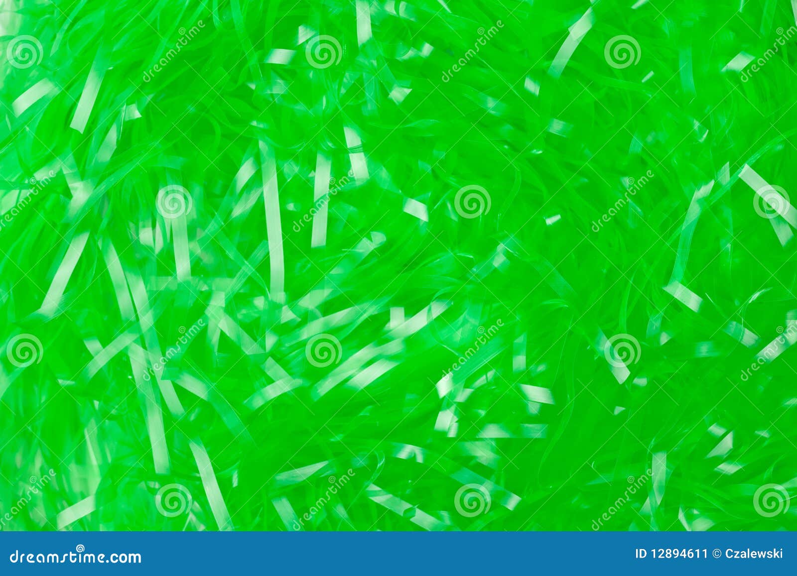 Green Easter basket grass stock image. Image of plastic 12894611