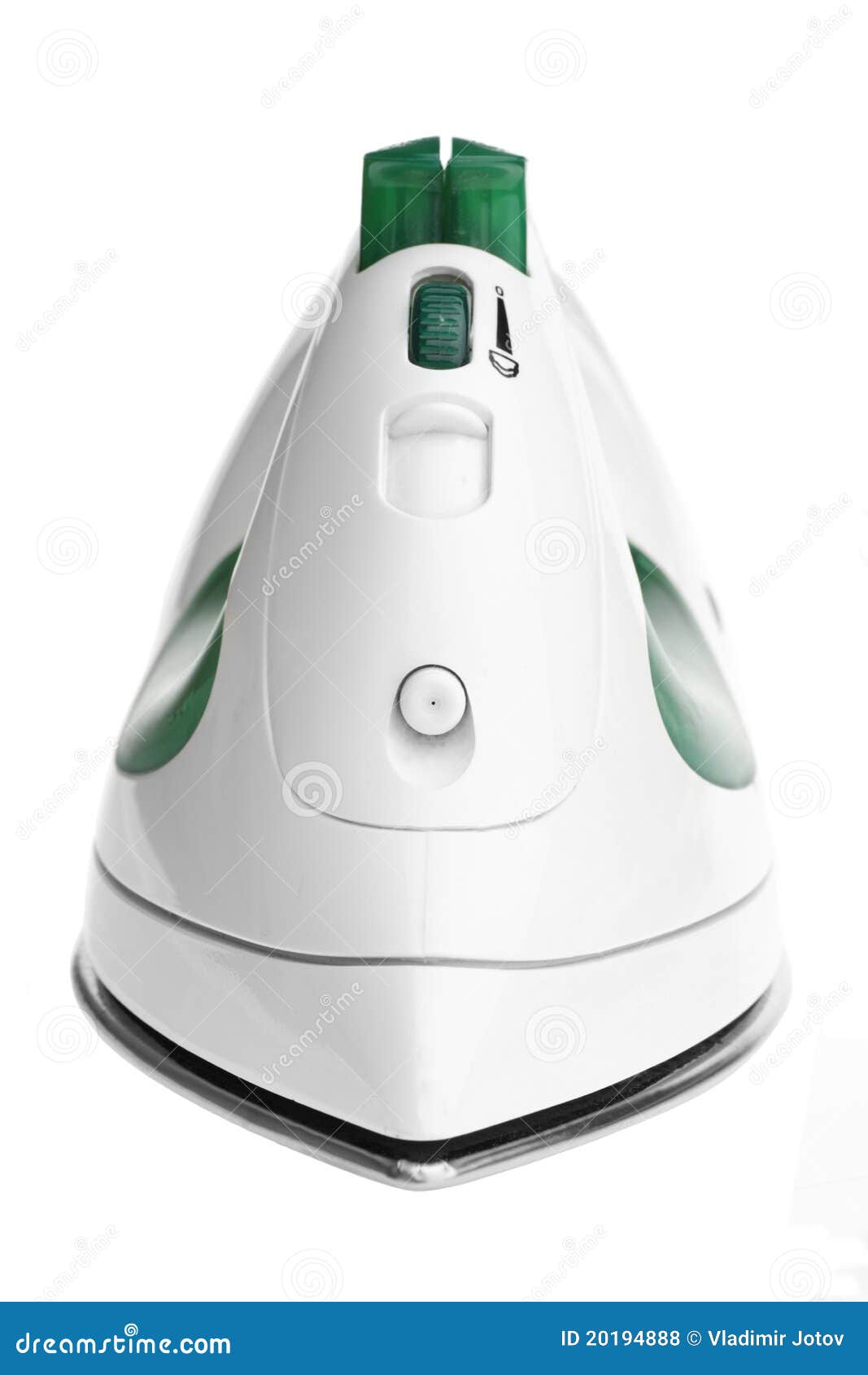 Green electric iron stock photo. Image of heat, launder 20194888