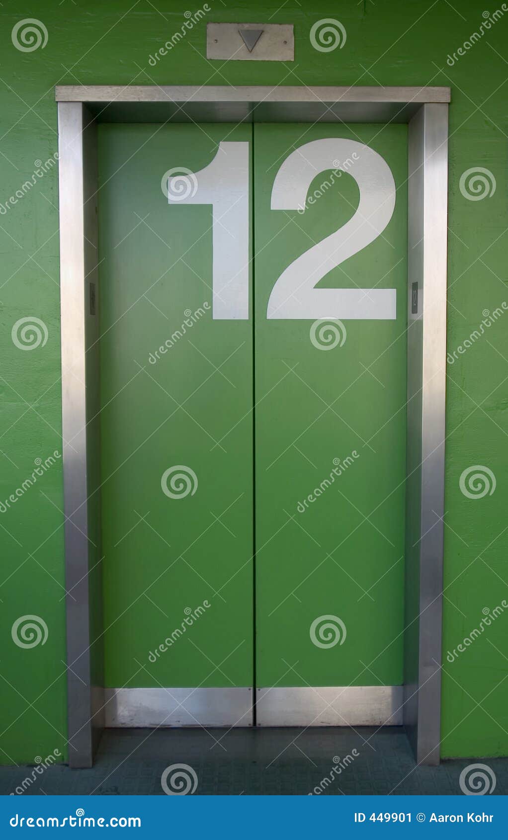 Green Elevator stock image. Image of going, structure, twelfth - 449901
