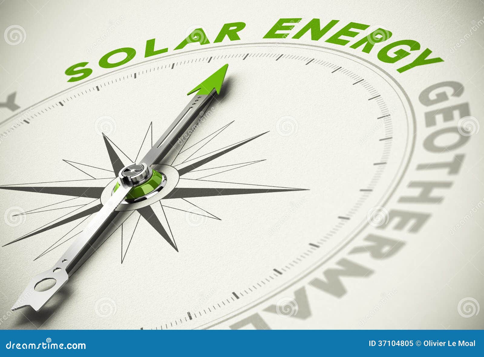 green energies choice - solar energy concept