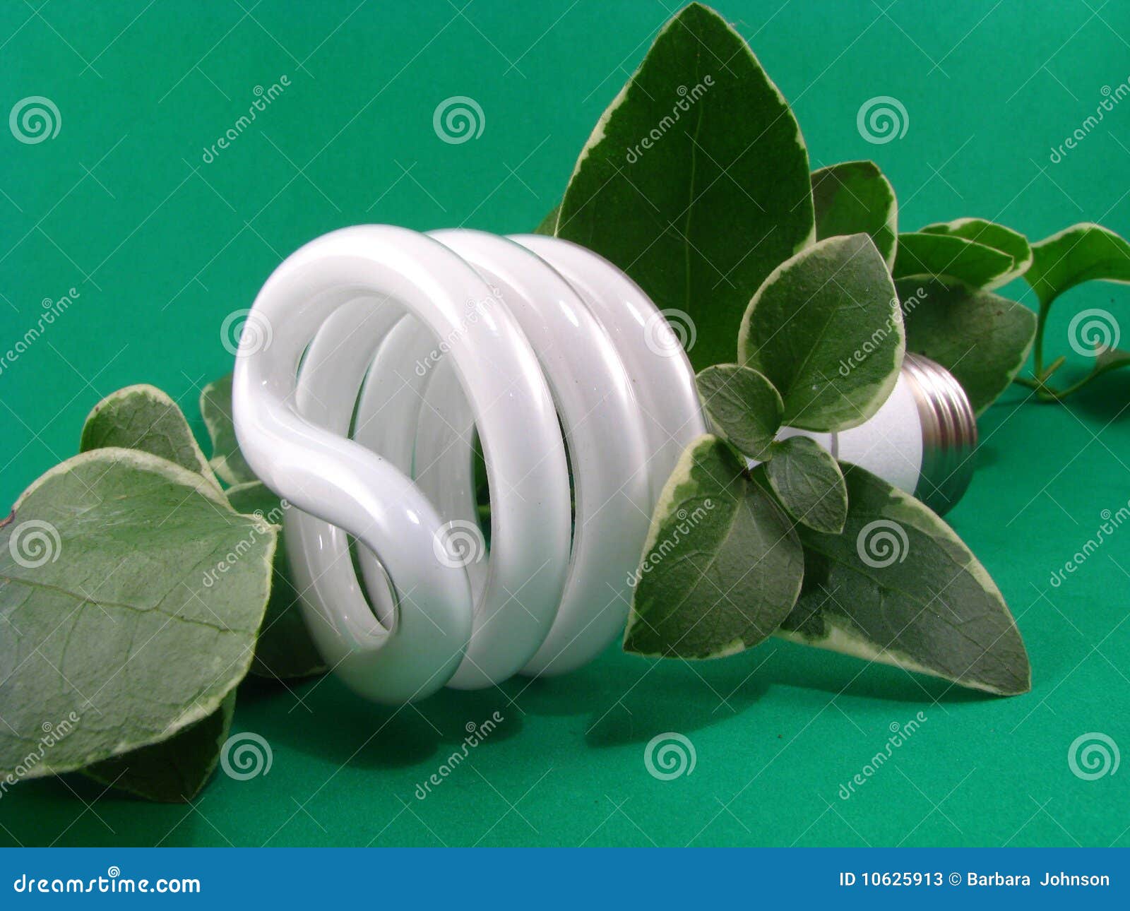 Green Energy Saving Lightbulb Stock Image Image of lightbulb