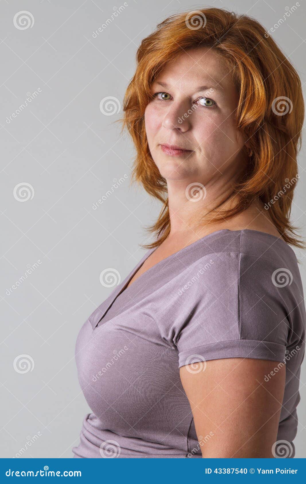 Green Eyes And Red Hair Stock Photo Image Of Caucasian 43387540