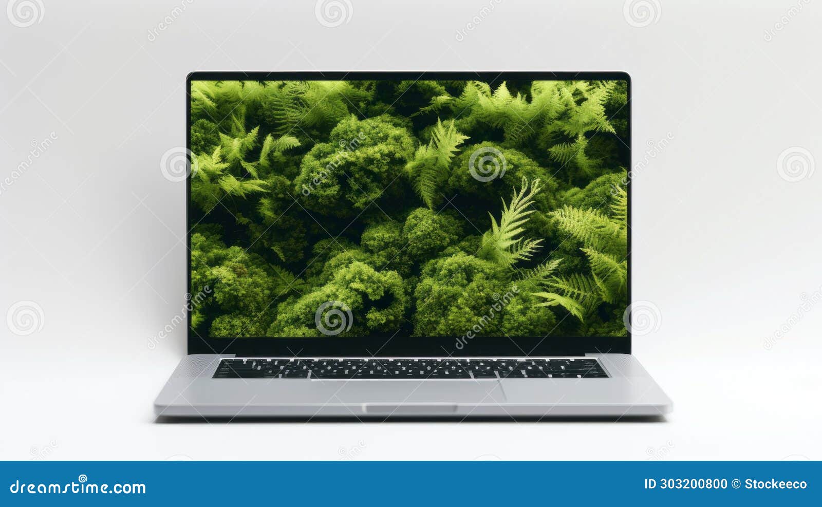 green fern industrial  laptop with 8k resolution