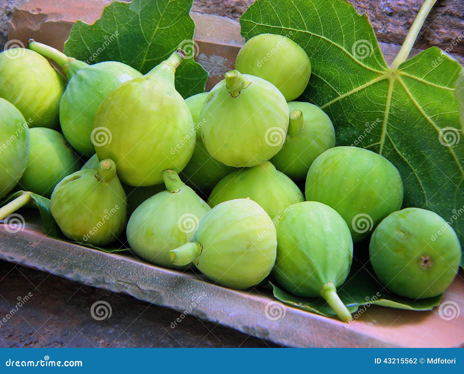 Green Figs stock photo. Image of leaf, ingredient, fruit 43215562