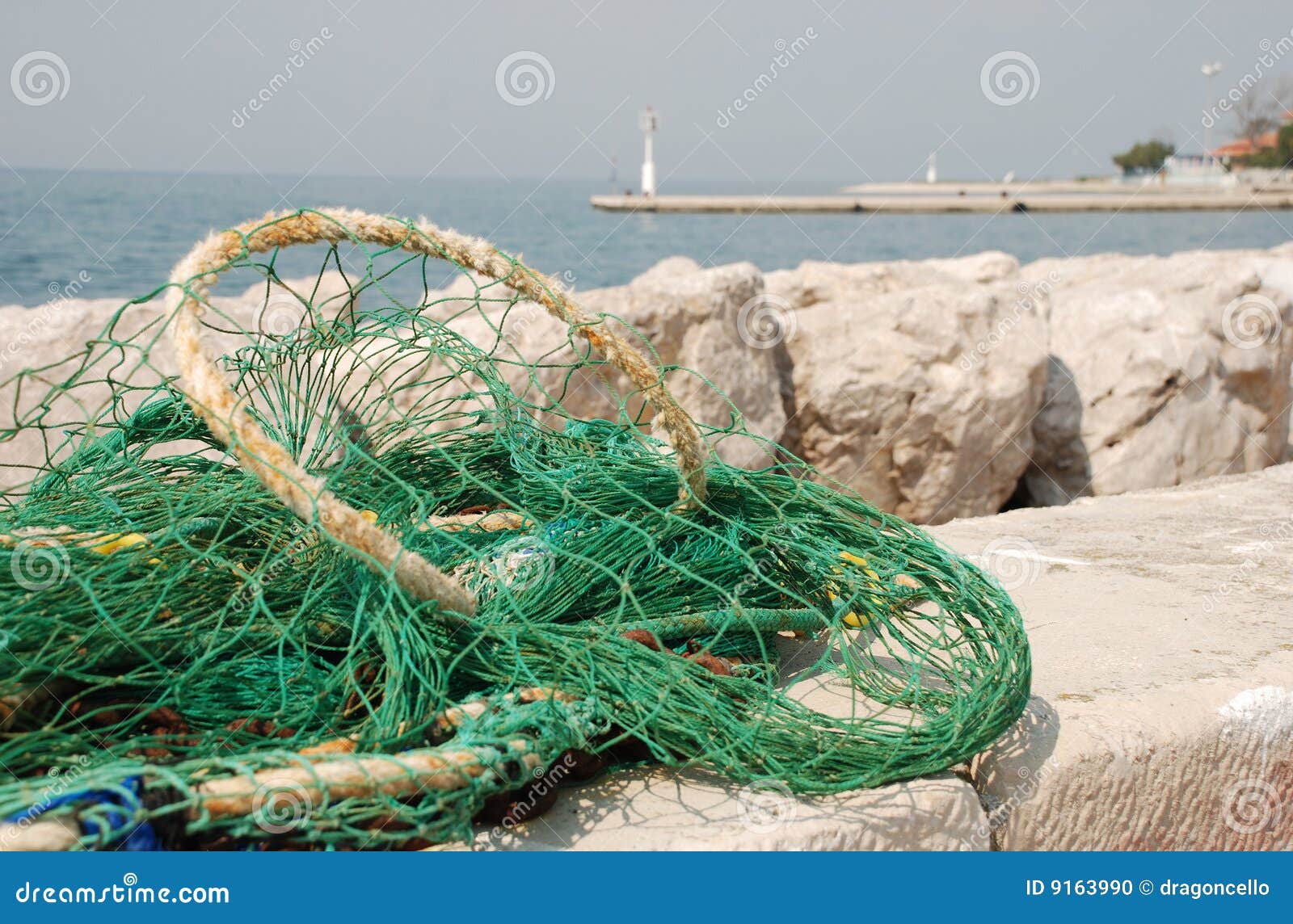 Green Fishing Net stock photo. Image of gear, ocean, sport - 9163990