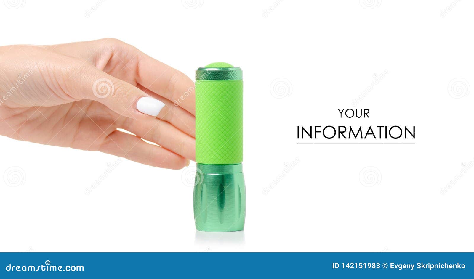 Green Flashlight Energy in Hand Pattern Stock Image Image of electric