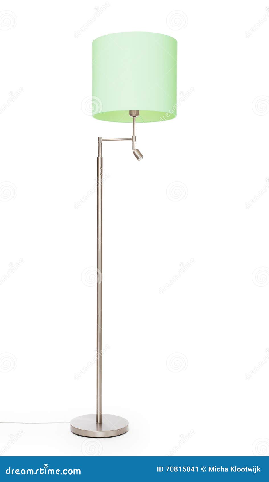 Green floor lamp, isolated stock image. Image of copy 70815041
