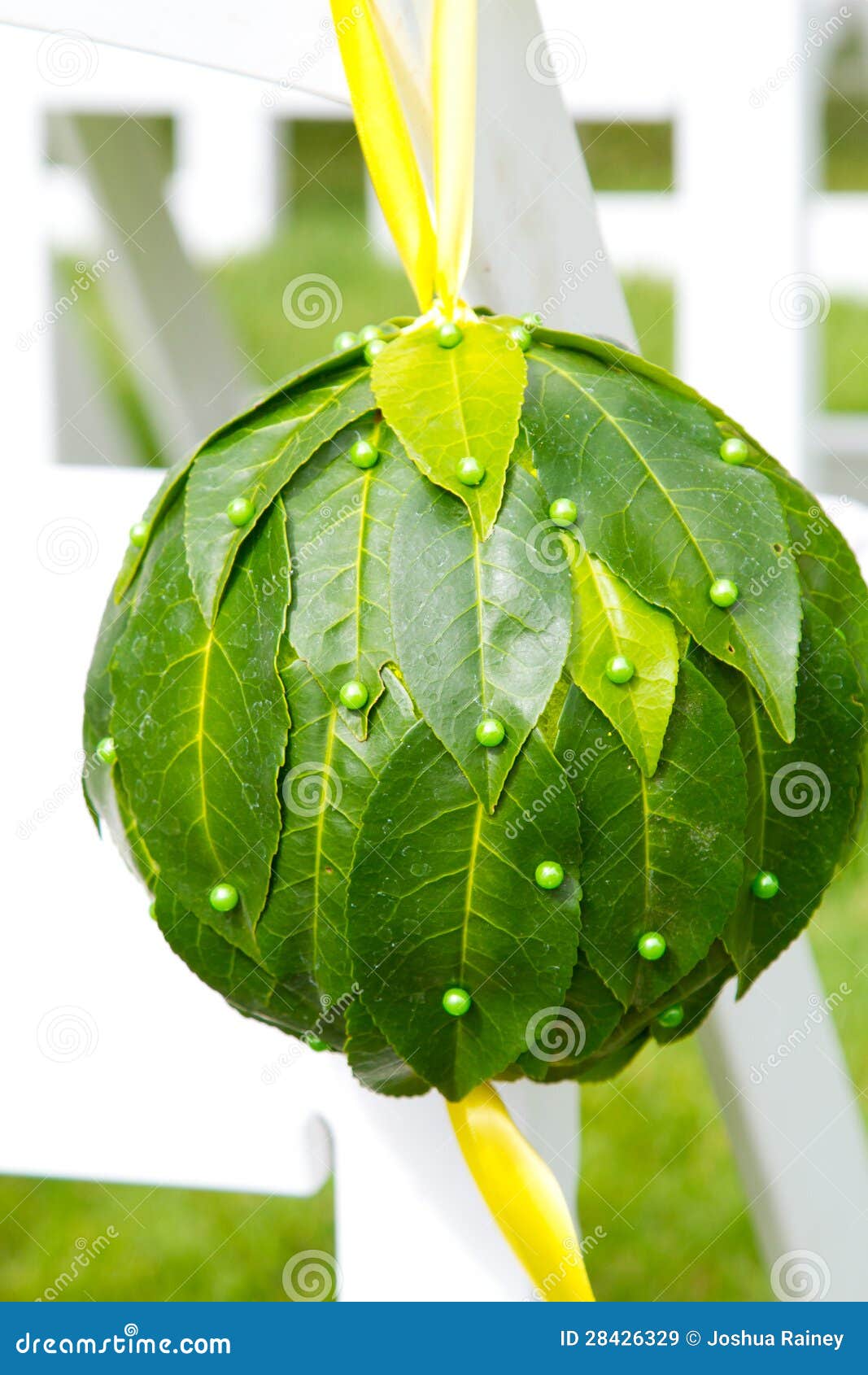 Green Flower Balls stock image. Image of decoration, decor 28426329