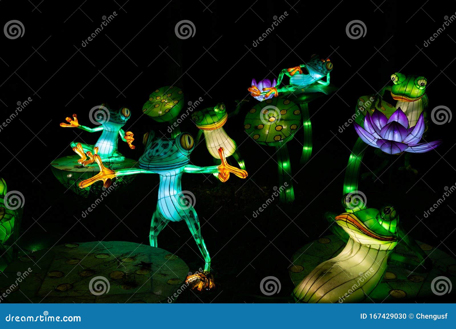 Frog lantern editorial image. Image of electric, decoration 167429030