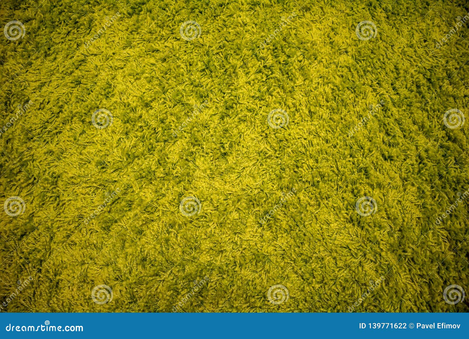 green fur carpet
