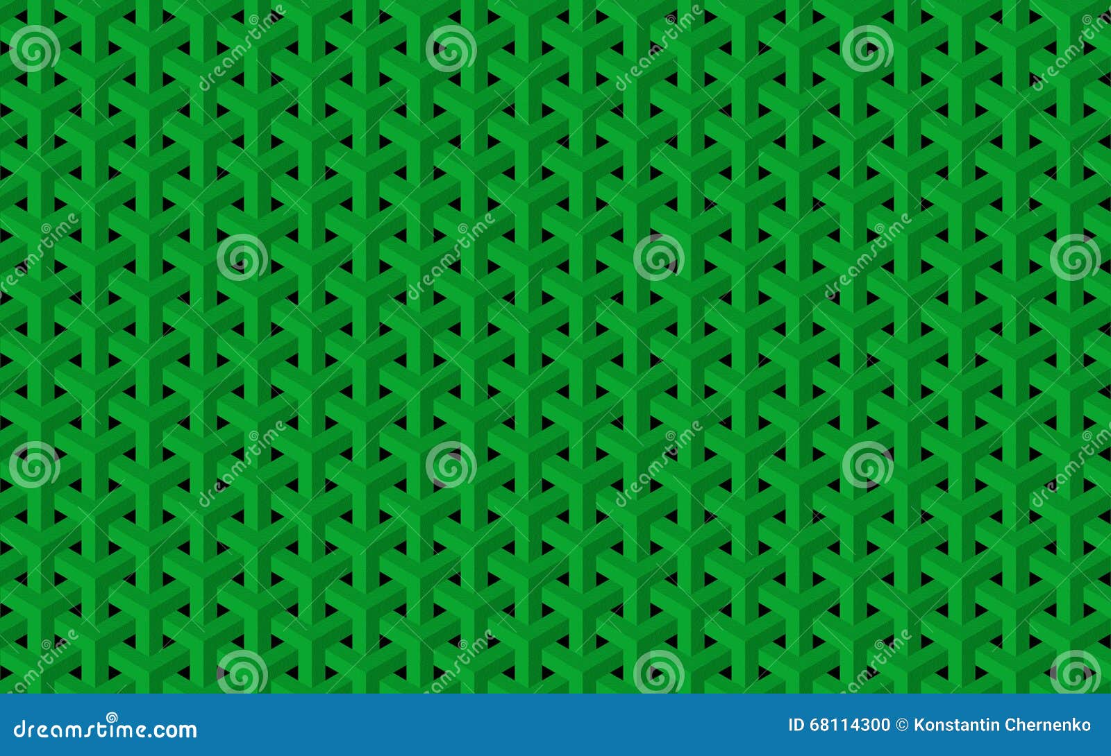 Goyard seamless texture background 3D illustration of poly relief