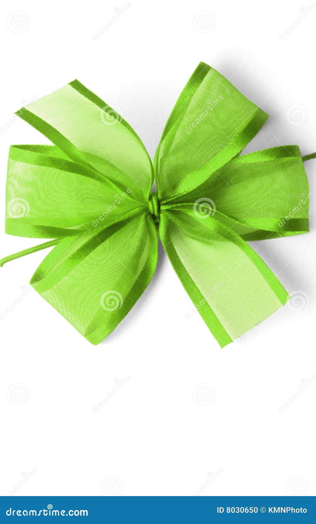 Green Gift,ribbon,bow Stock Photo Image 8030650