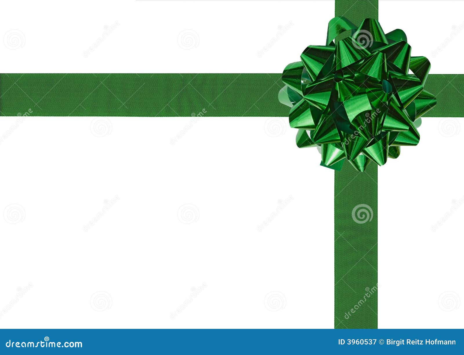 Gift Wrapping Bow And Ribbon Stock