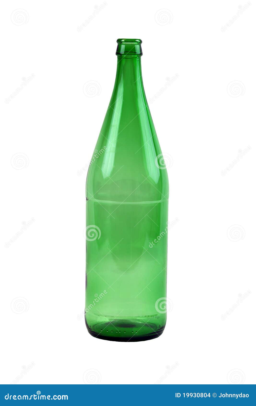 Green glass bottle stock photo. Image of wine, isolated 19930804