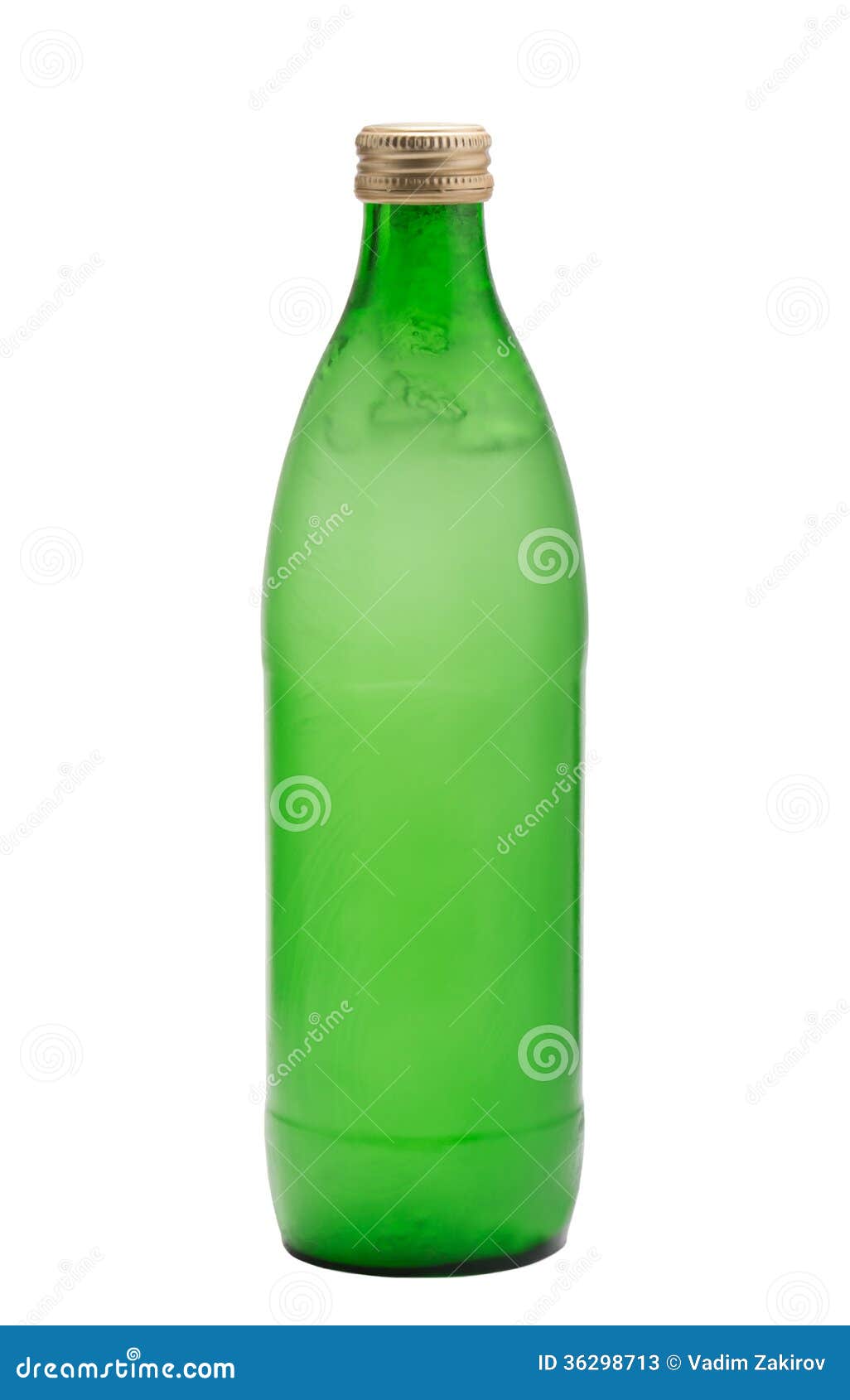 Green glass bottle stock image. Image of glass, objects 36298713