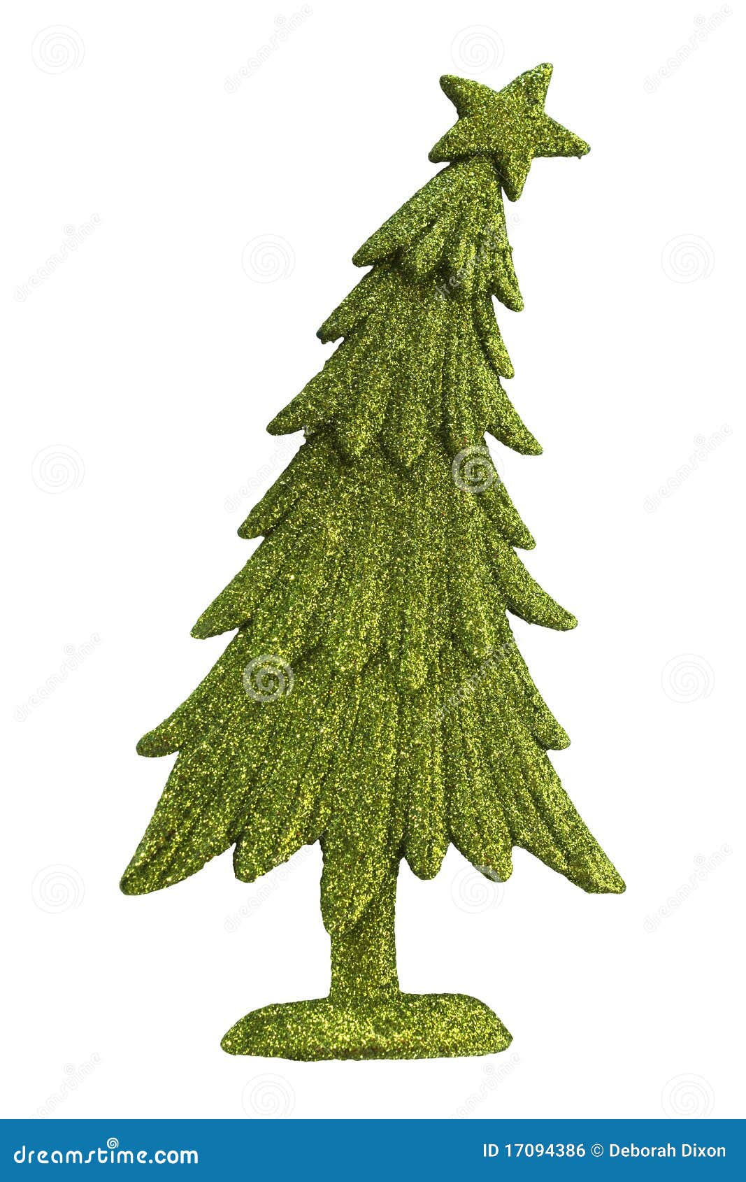 Green Glitter Christmas Tree Stock Photo Image of christmas, element