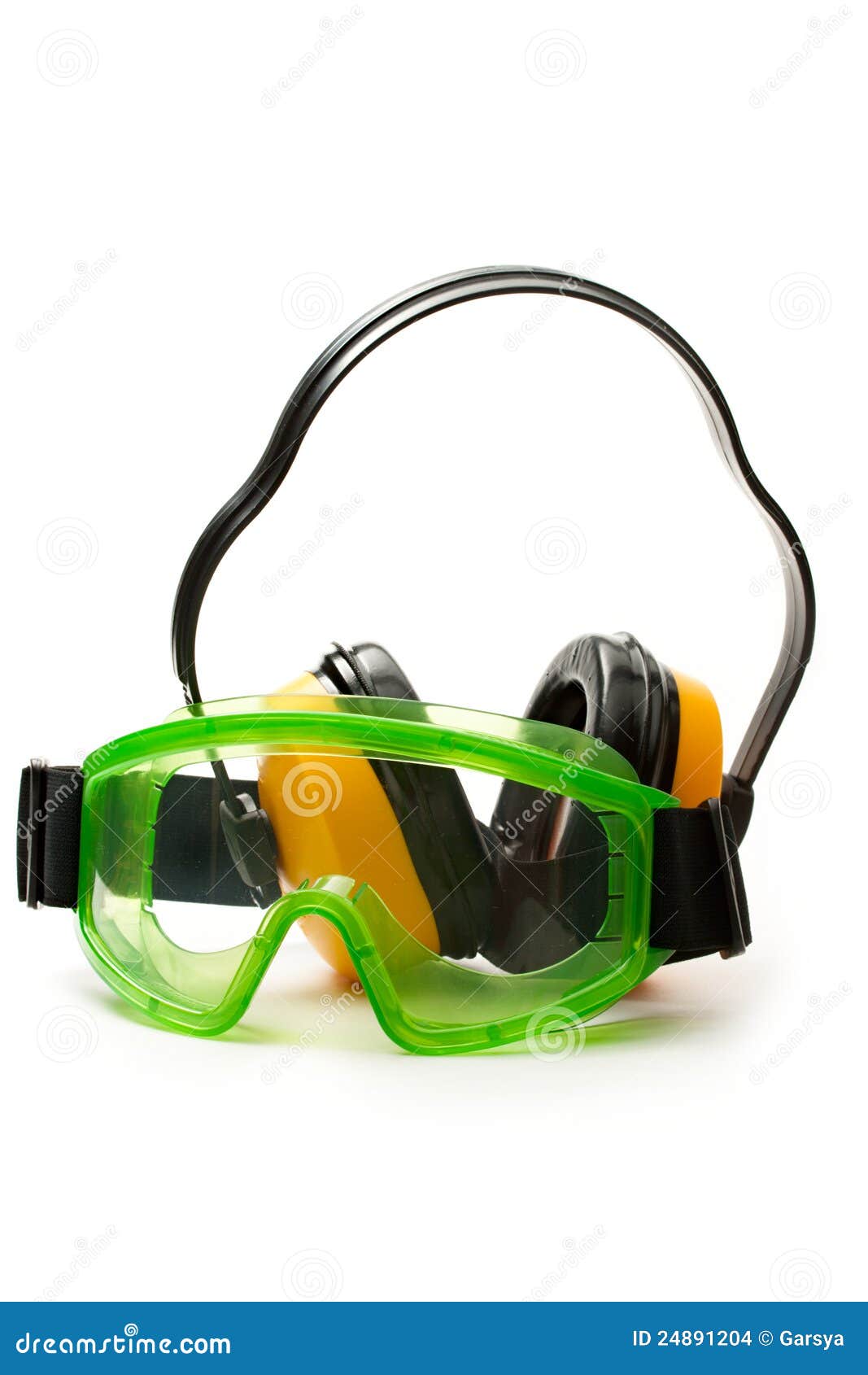 Green goggles stock photo. Image of equipment, hard, personal 24891204