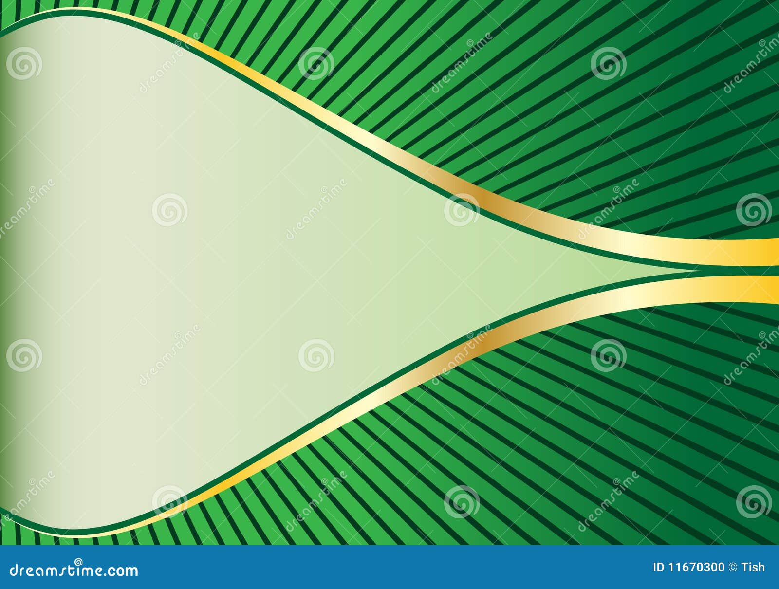 Green and Gold Abstract Background Stock Vector - Illustration of