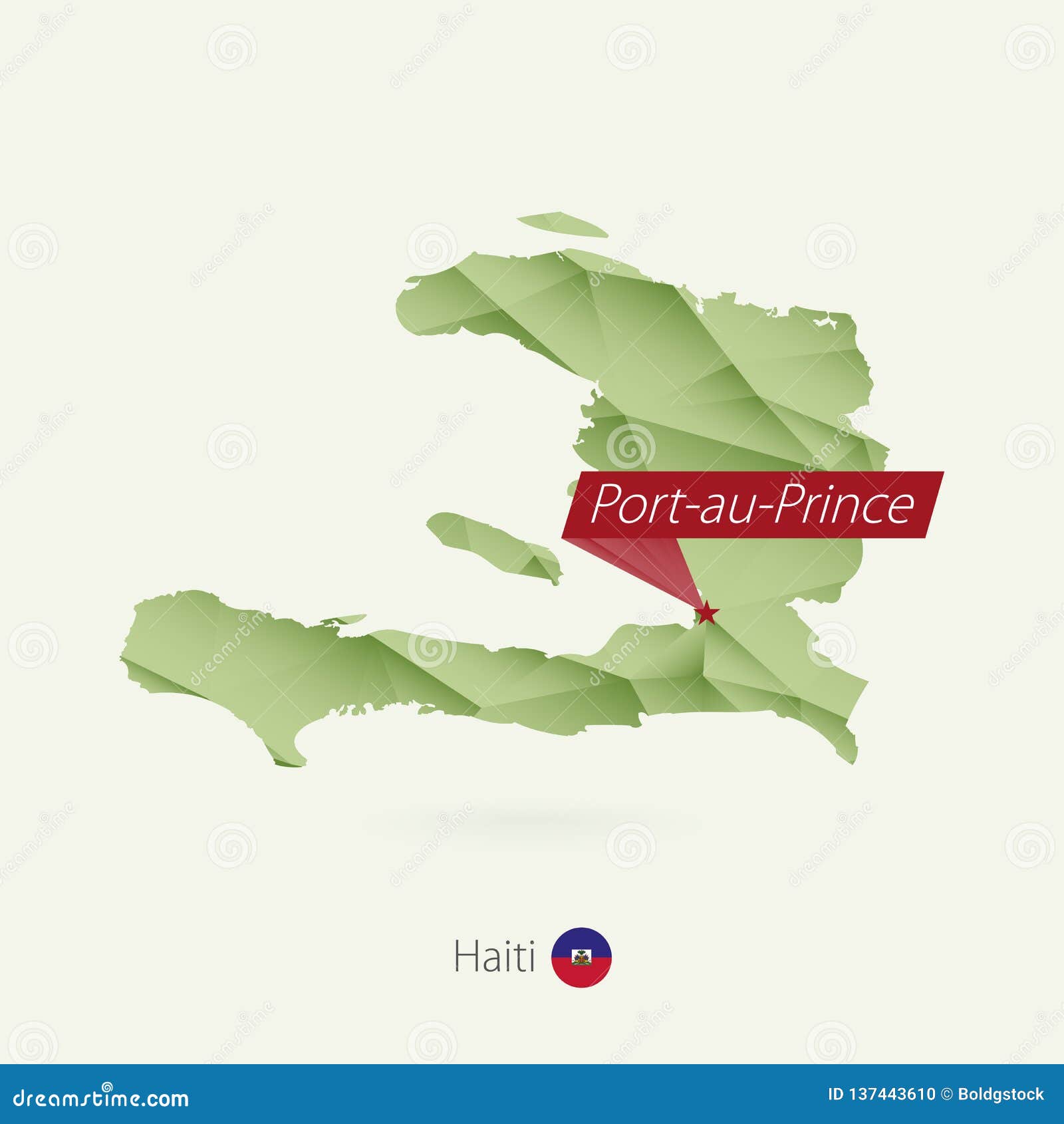 Green Gradient Low Poly Map Of Haiti With Capital Port Au Prince Stock Vector Illustration Of Concept Cartography Green Gradient Low Poly Map Of Haiti With Capital Port Au Prince Stock Vector Illustration Of Concept Cartography