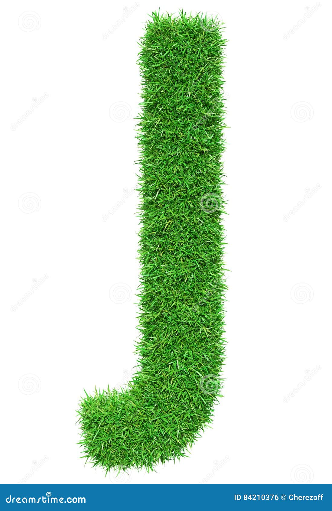 Green Grass Letter J stock illustration. Illustration of organic - 84210376