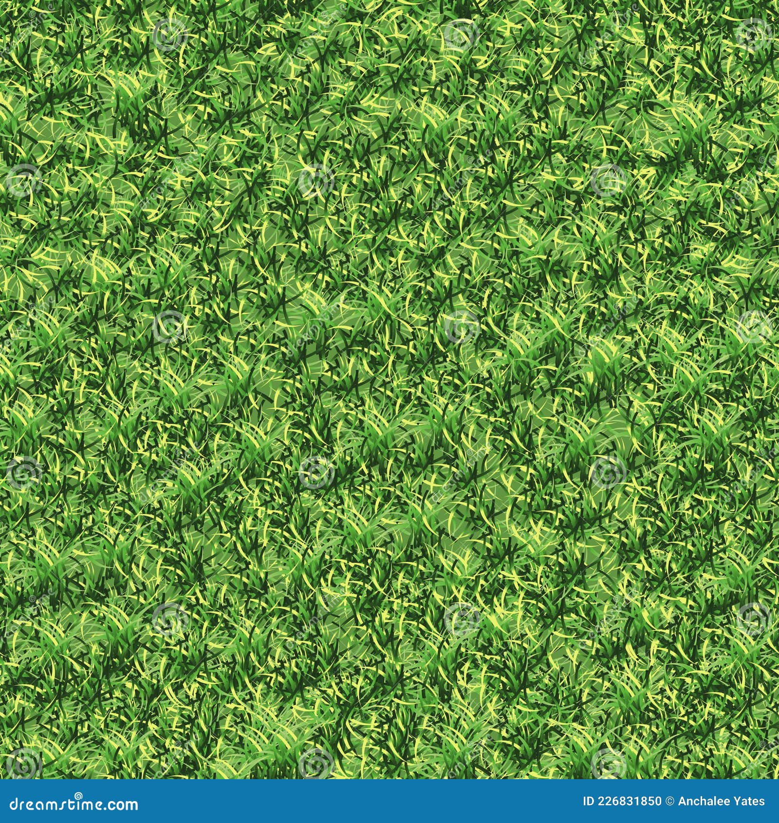 Green Grass Seamless Background,Vector Cartoon Nature Green Lawn Field  Texture,Repeat Meadow Pattern in Spring,Summer Grass on Stock Vector -  Illustration of natural, graphic: 226831850