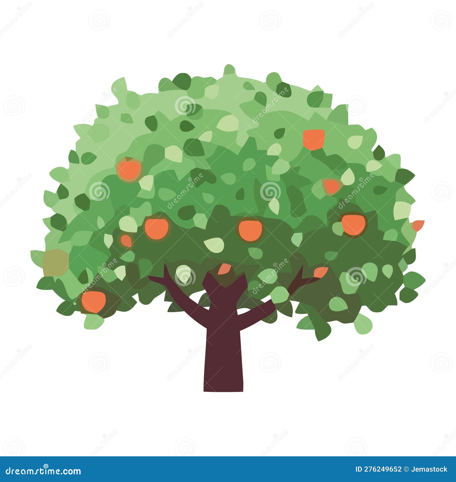 Green Growth Symbolizes Nature Success and Creativity Stock Vector