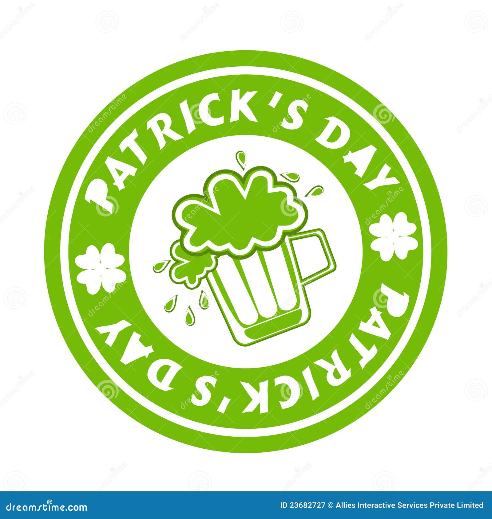 Green Grunge Rubber Stamp with Beer Mug Stock Vector Illustration of