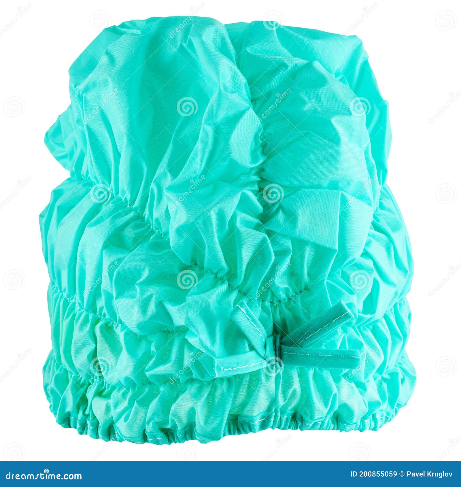 Green Head Shaped Shower Cap on Invisible Mannequin Stock Image Image