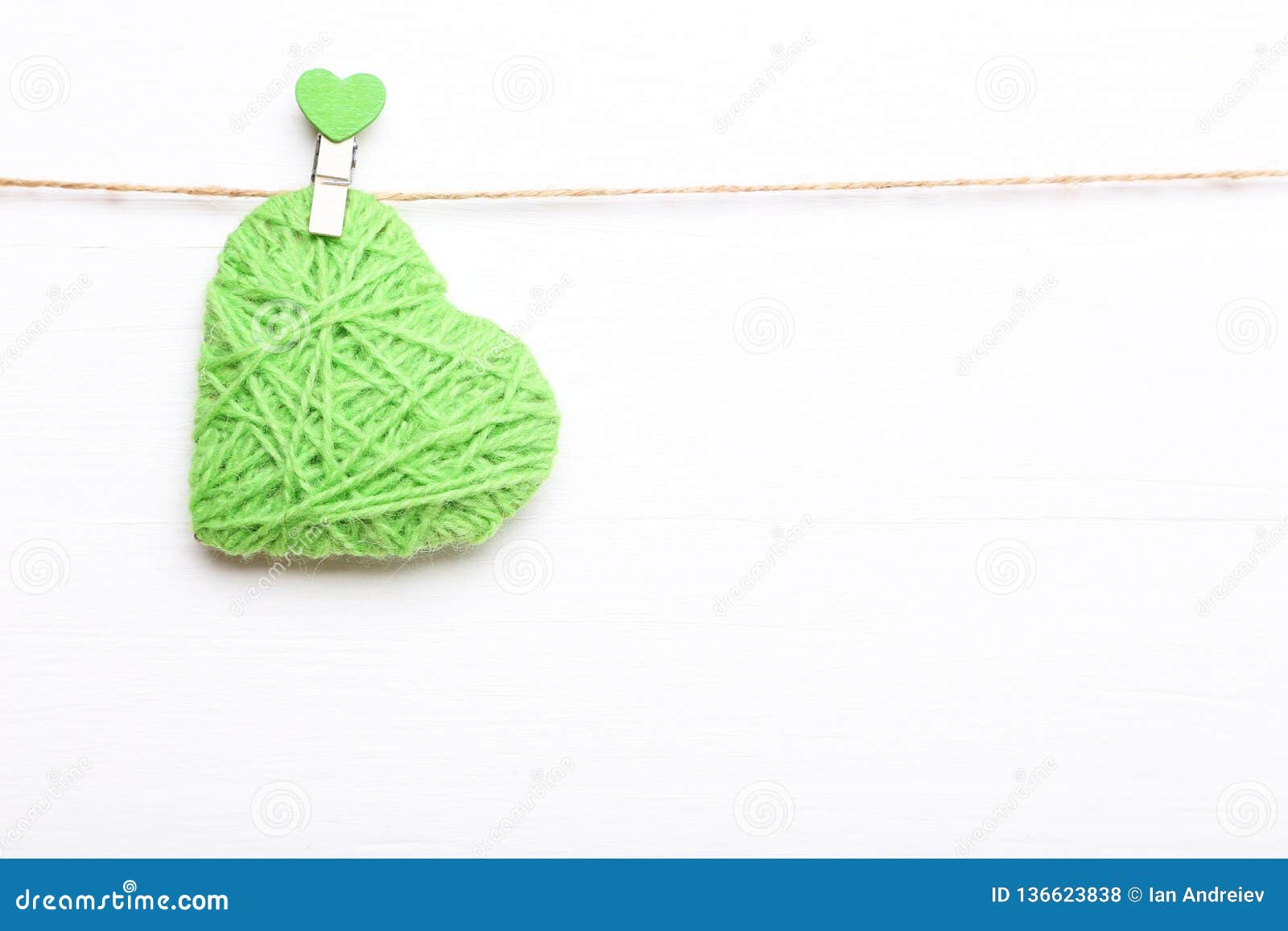 Green heart stock photo. Image of present, february 136623838