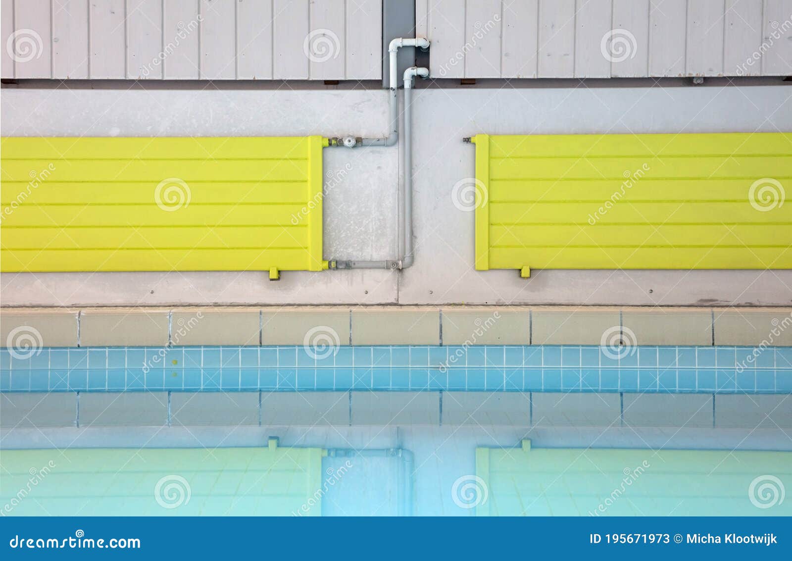 Green Heater at a Indoor Swimming Pool Editorial Stock Photo Image of blue, heating 195671973