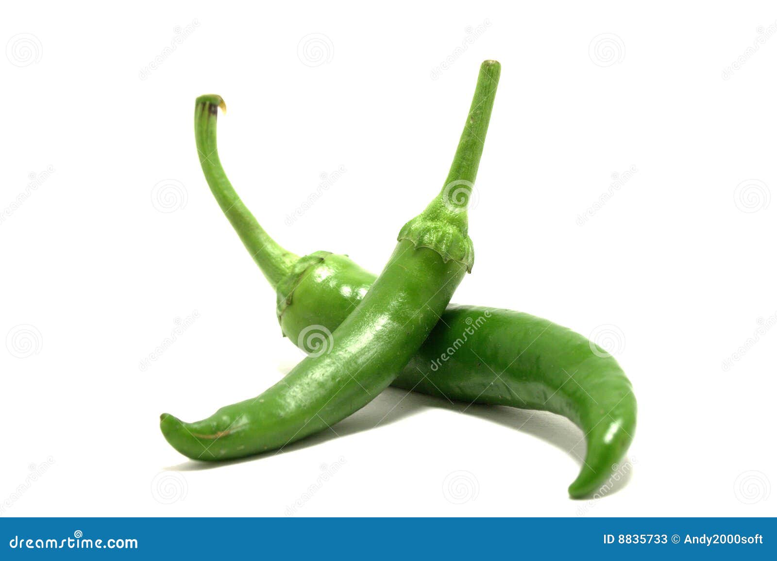 Green hot chili peppers stock image. Image of kitchen 8835733