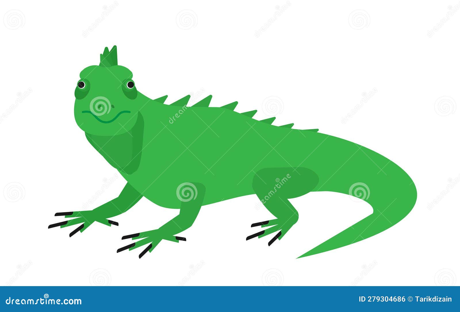 Iguana Vector Illustration Isolated On White Background CartoonDealer seen-by-olivier-lands-at-iconic-nice-hotel-supper-magazine