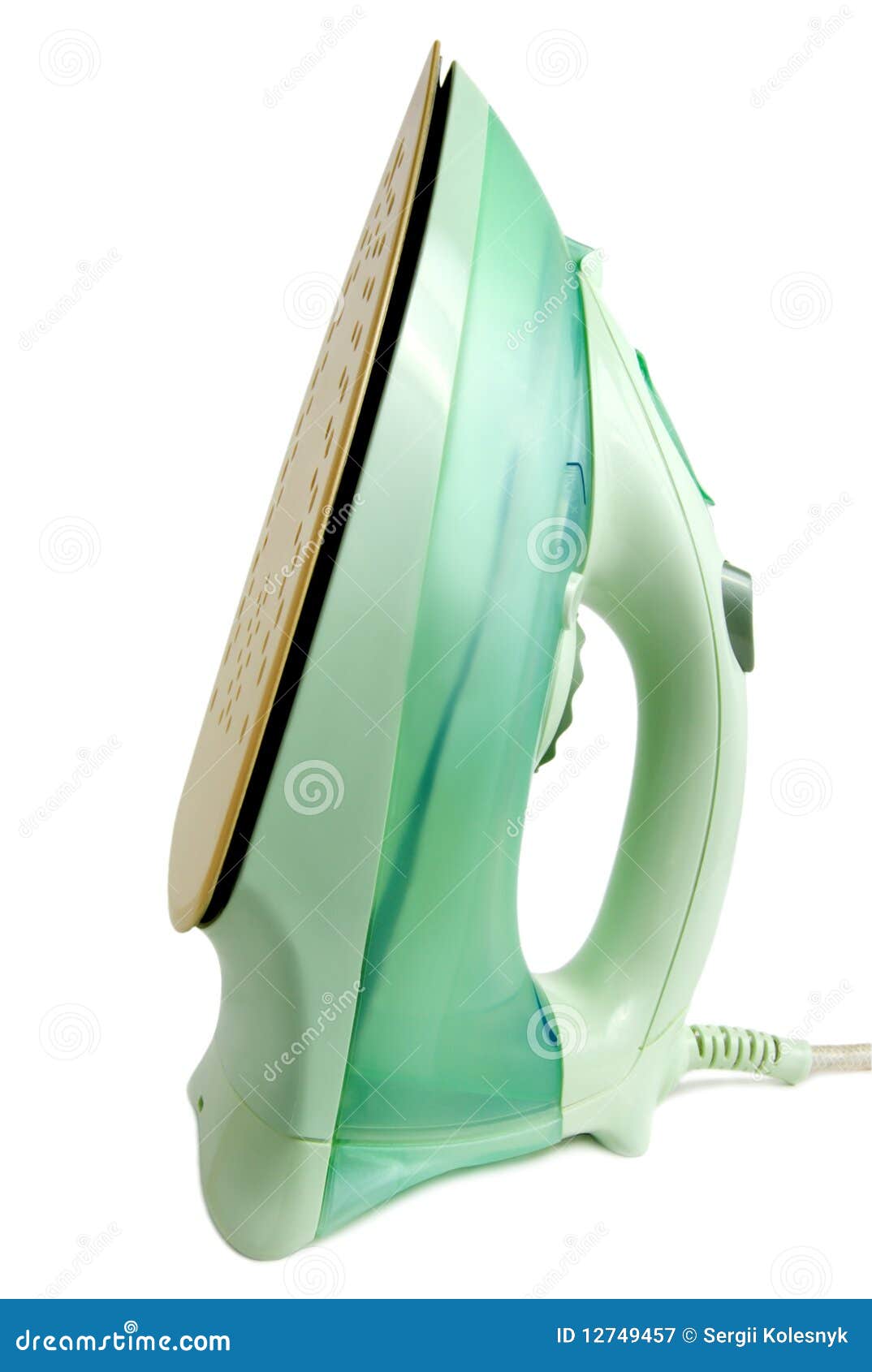 Green iron stock image. Image of appliance, flat, studio 12749457