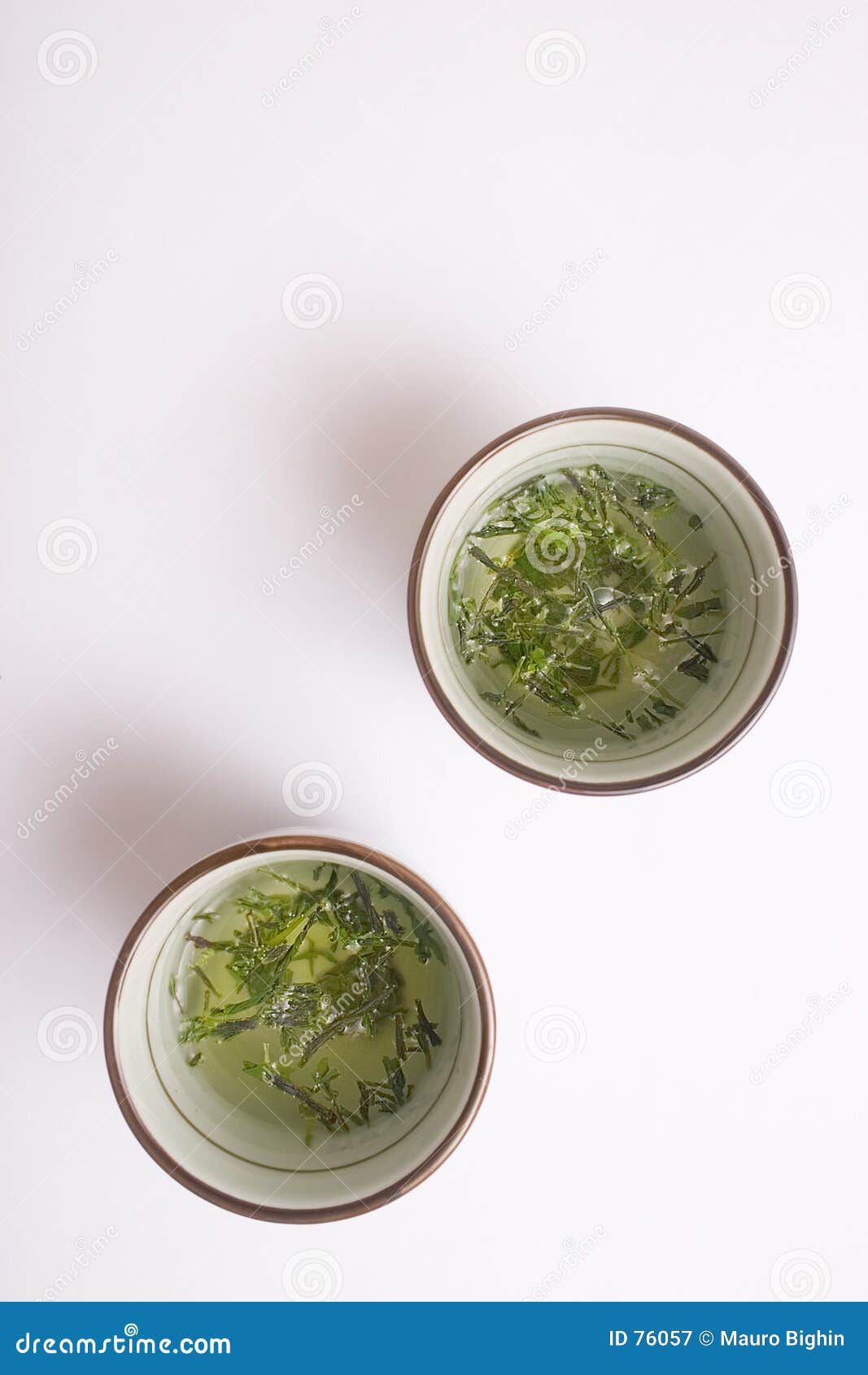 Green japanese tea cups stock image. Image of japan, regeneration 76057