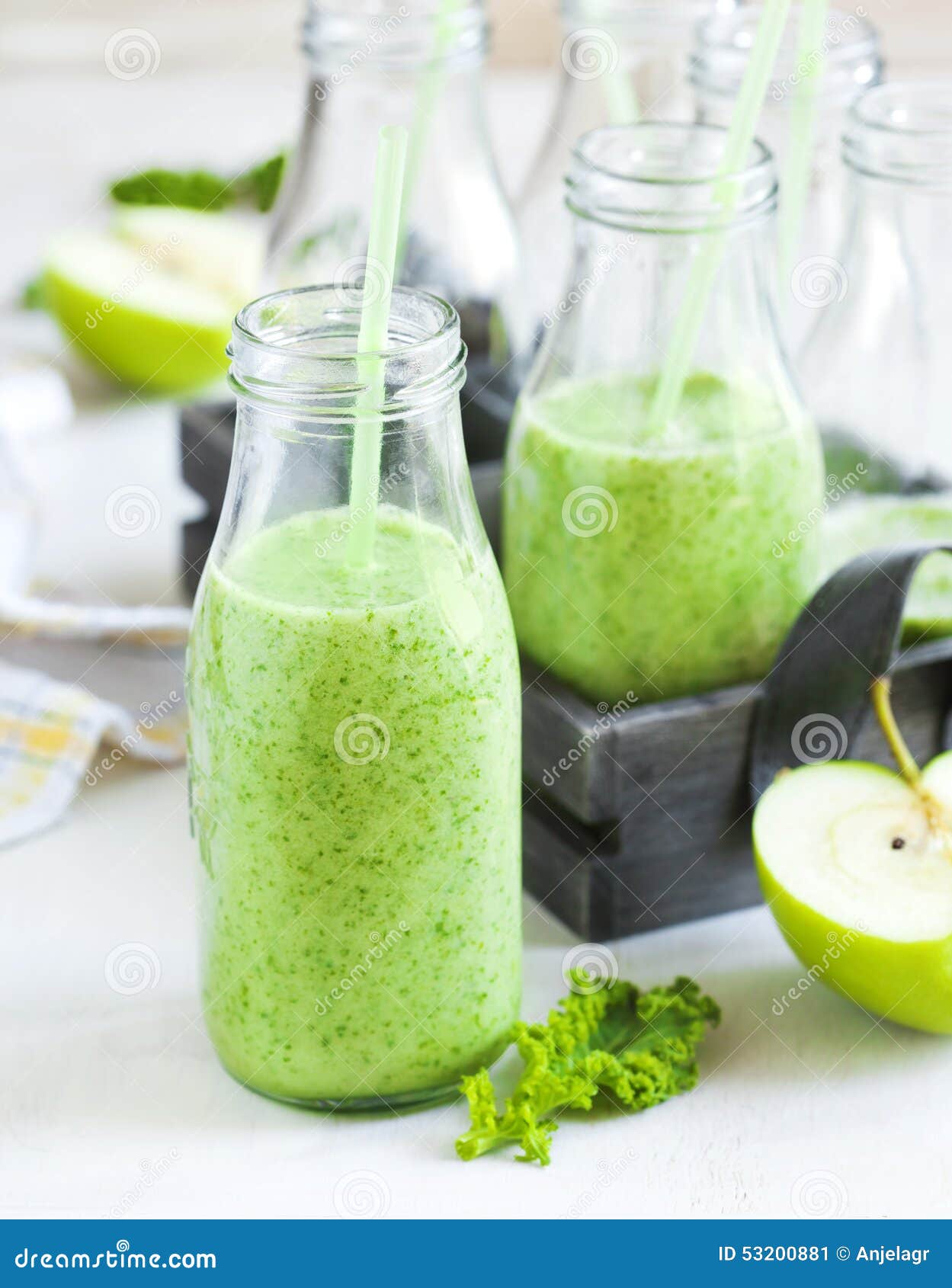 Green Juice In Bottle. Healthy Drink. Stock Image Image 53200881