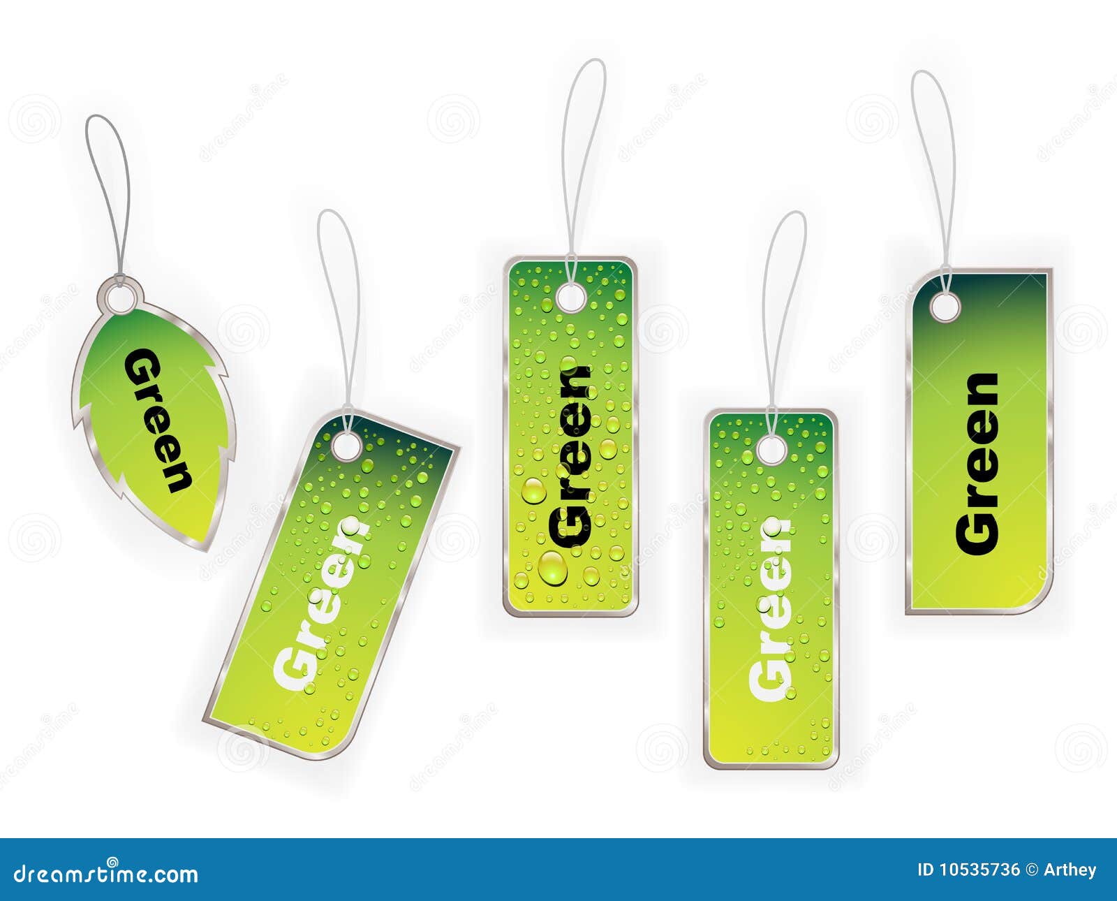 Green label stock vector. Illustration of sold, drop 10535736