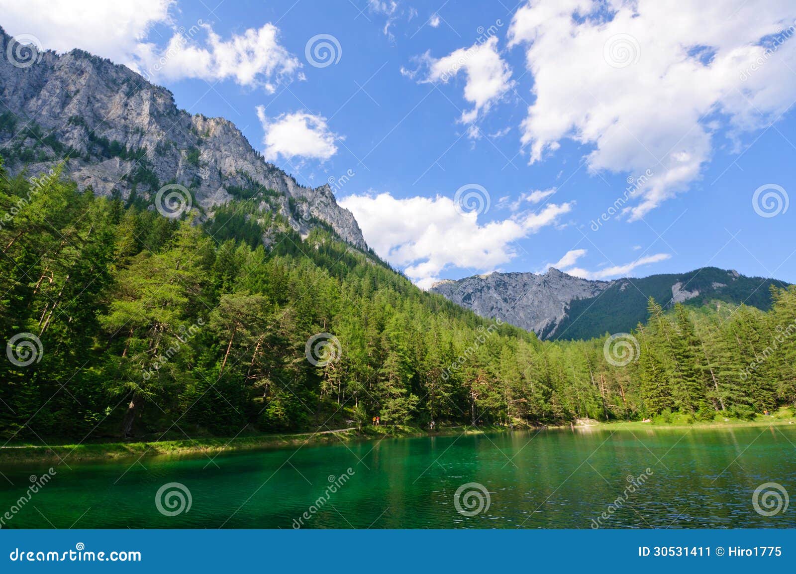 green lake (grÃÂ¼ner see) in bruck an der mur, austria