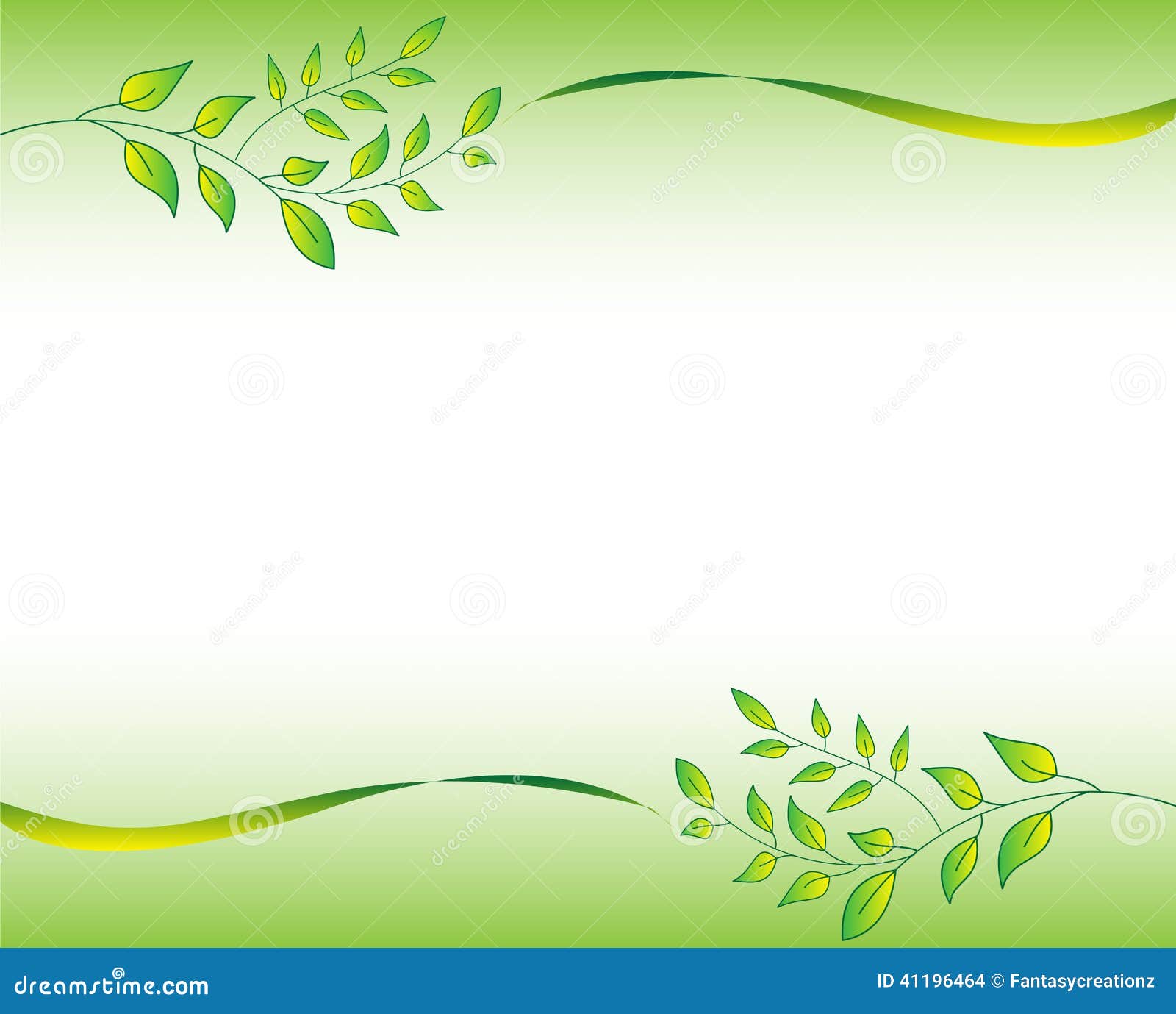 green leaf border clip art