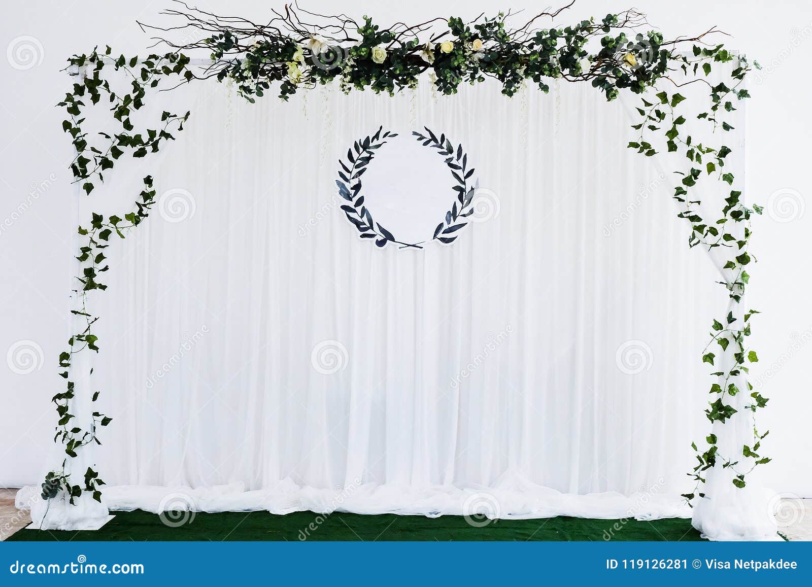 Green Leaf on White Backdrop Stock Image Image of fresh, beauty
