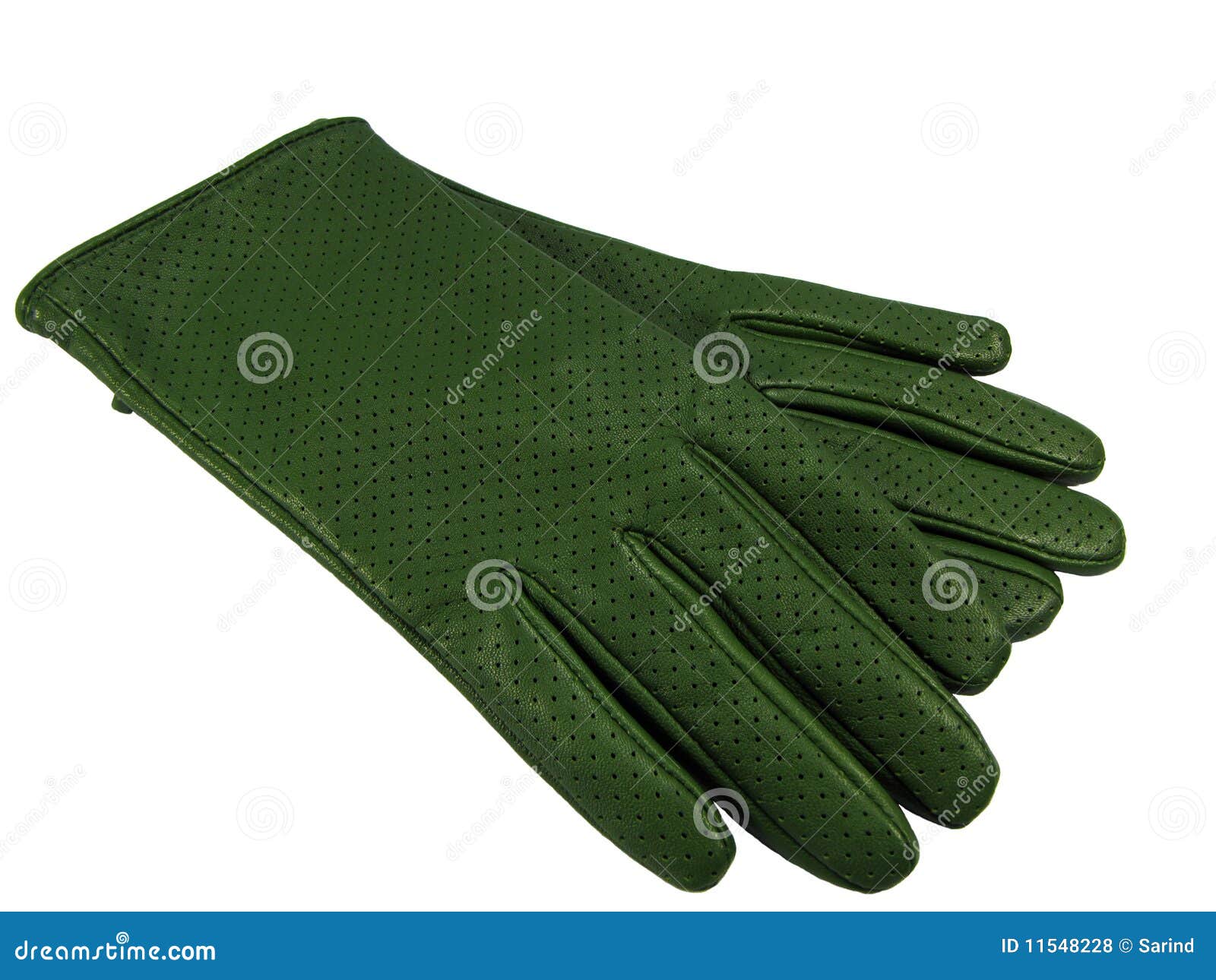 Green leather gloves stock photo. Image of hand, luxury 11548228
