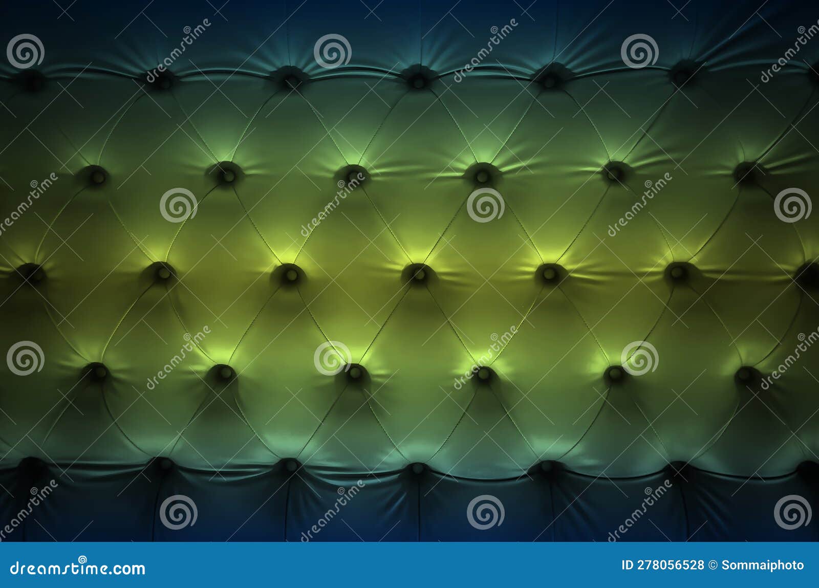 Green Leather Sofa Backrest Cushion Texture Stock Photo Image of