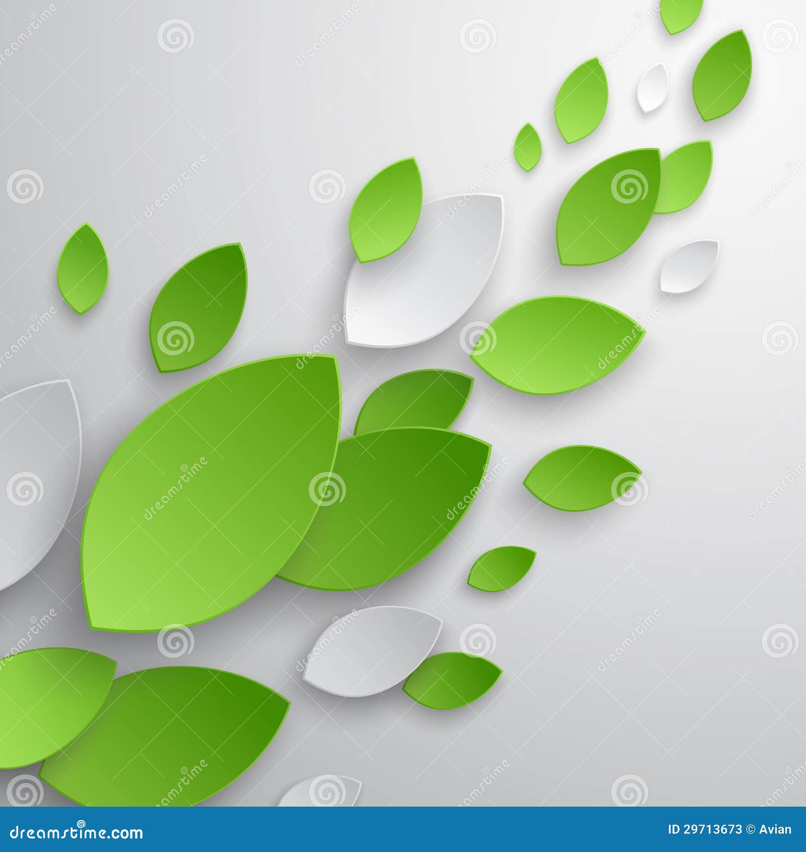 Green Leaves Abstract Background. Stock Vector - Illustration of ...