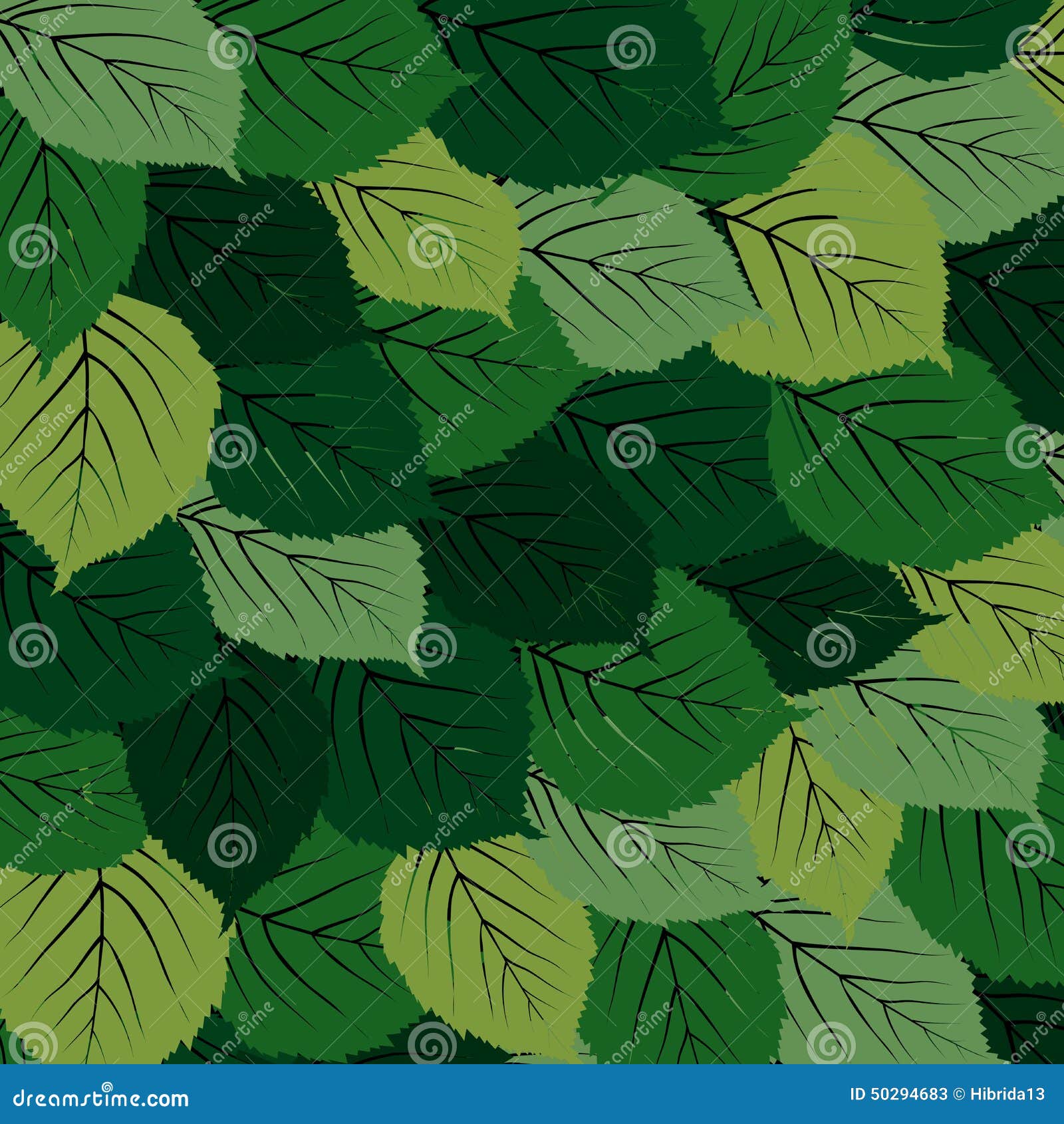 Green leaves carpet stock vector. Illustration of modern - 50294683