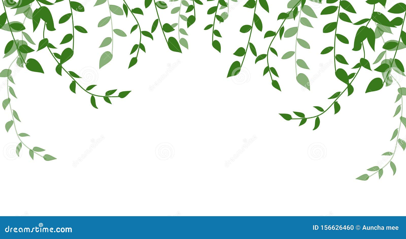 Green Leaves Isolated on White Background. Illustration Design Stock Photo  - Image of botany, flora: 156626460