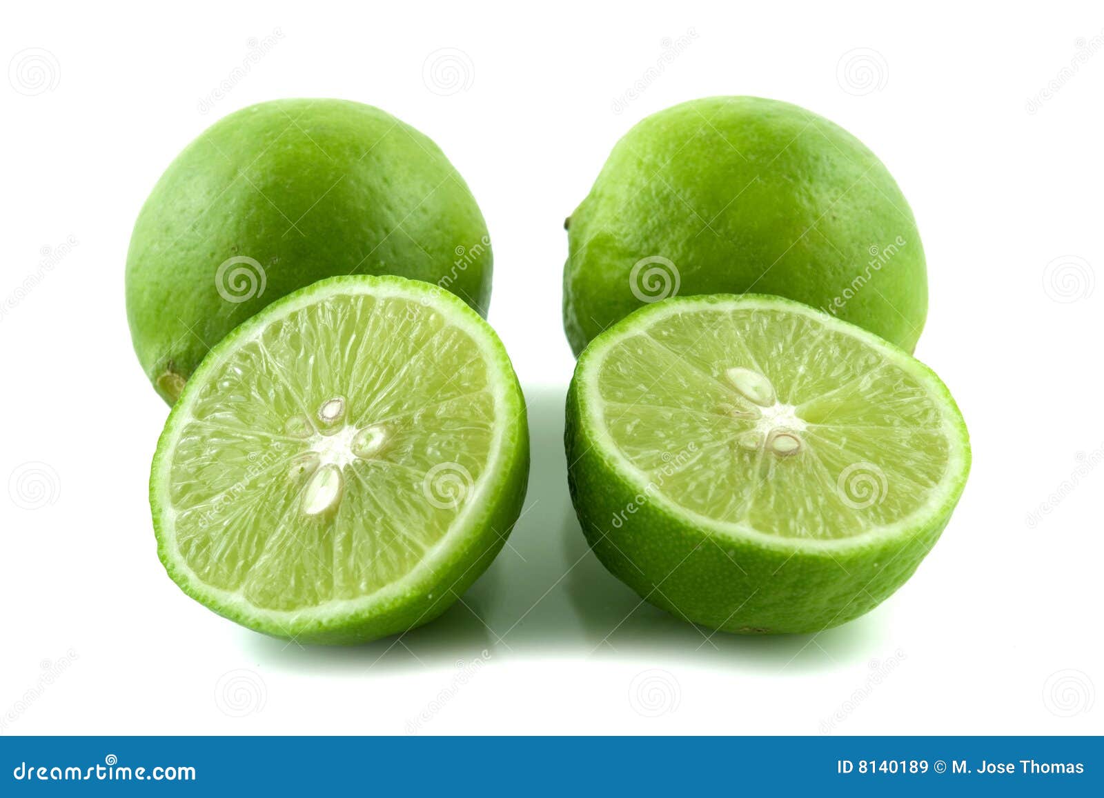 Green lemons stock image. Image of white, food, fresh 8140189