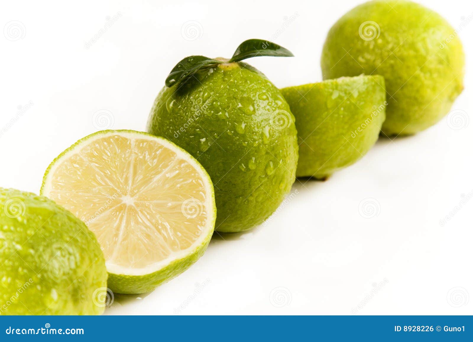 Green lemons stock photo. Image of branch, glass, peel 8928226