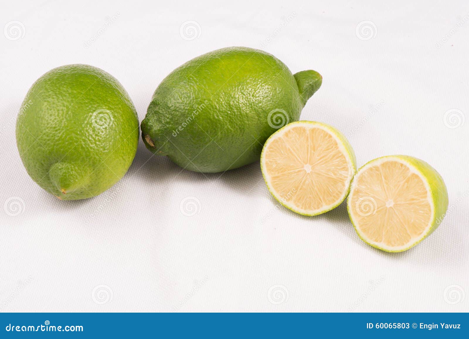 Green Lemons lime stock image. Image of fennel, color 60065803