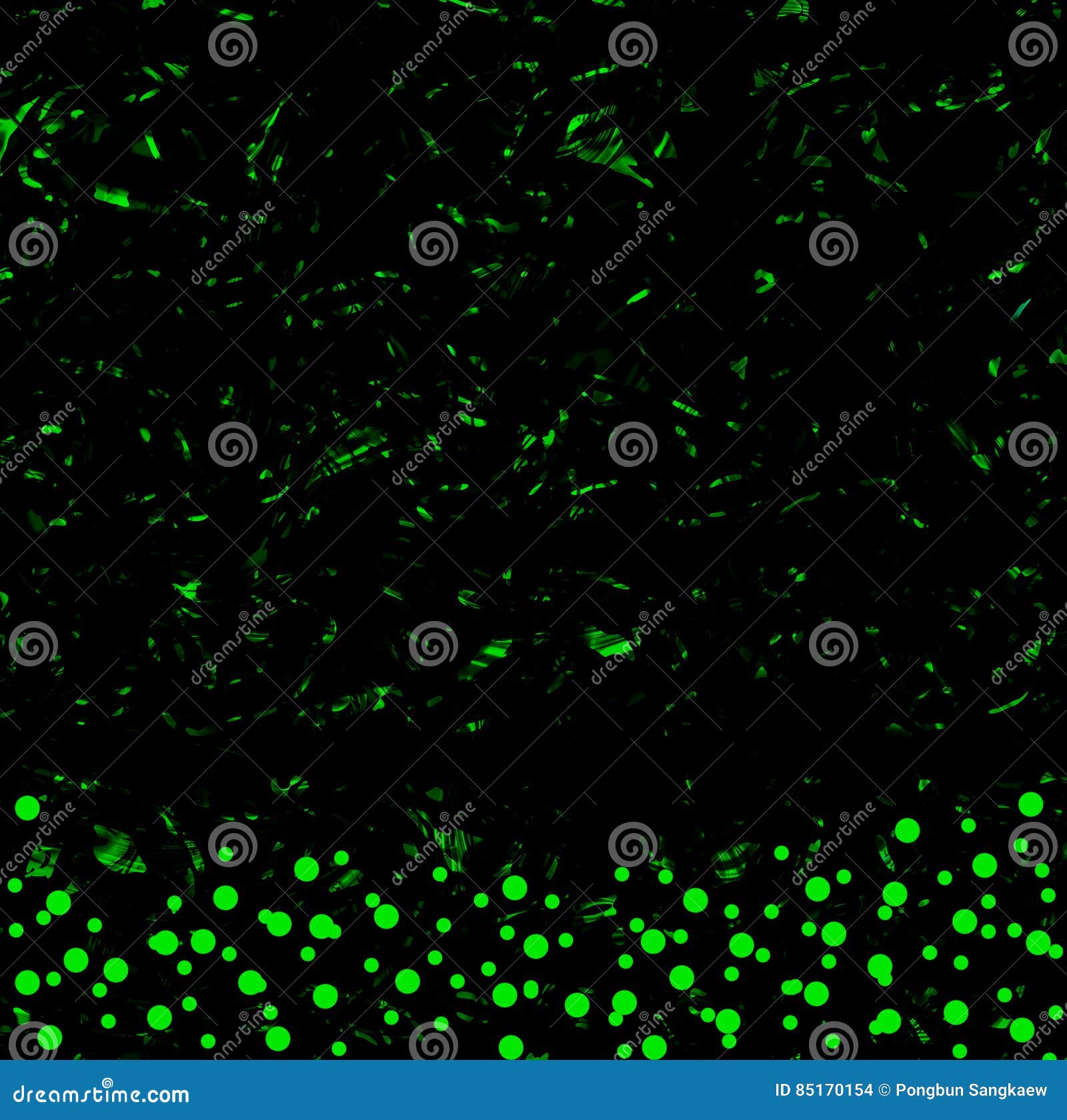 Green Light in Dark Background Stock Photo Image of colourful