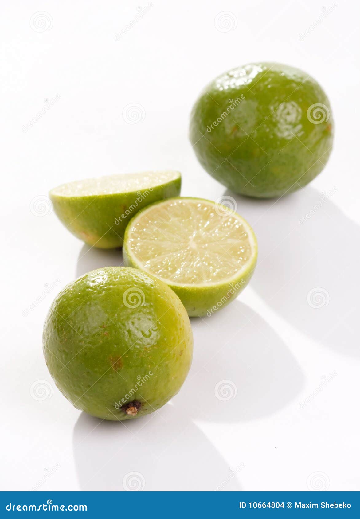 Green limes stock photo. Image of life, food, freshness 10664804