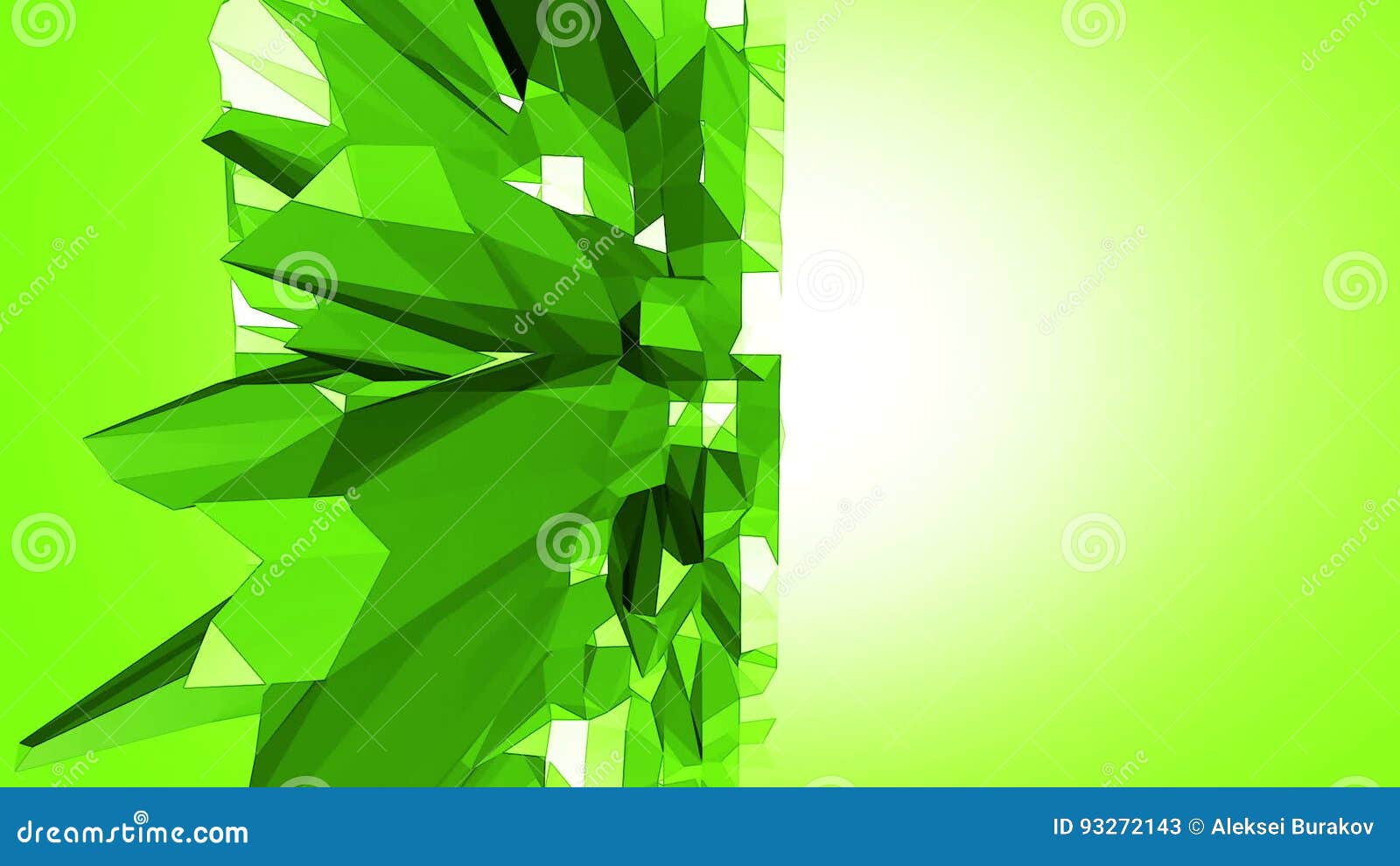 Green Low Poly Background Pulsating Abstract Low Poly Surface As Digital Landscape In Stylish